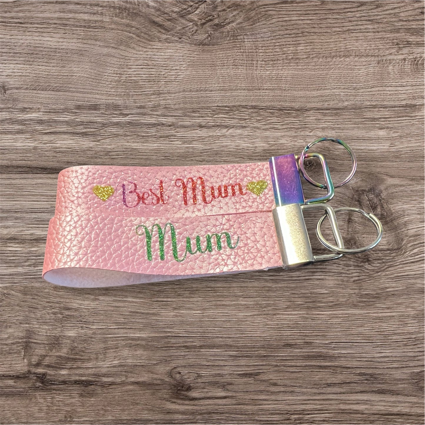 Personalised Faux Leather Key Chains