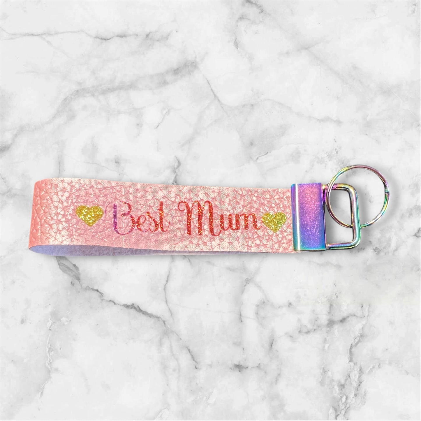 Personalised Faux Leather Key Chains