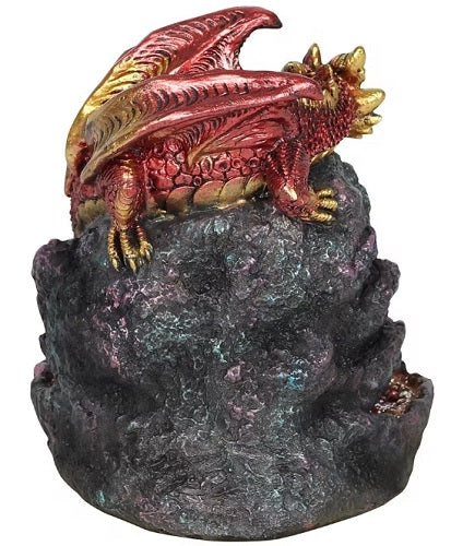 Red Dragon light up back-flow Incense burner
