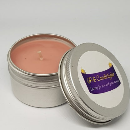 Small Candle Tin Parma Violet