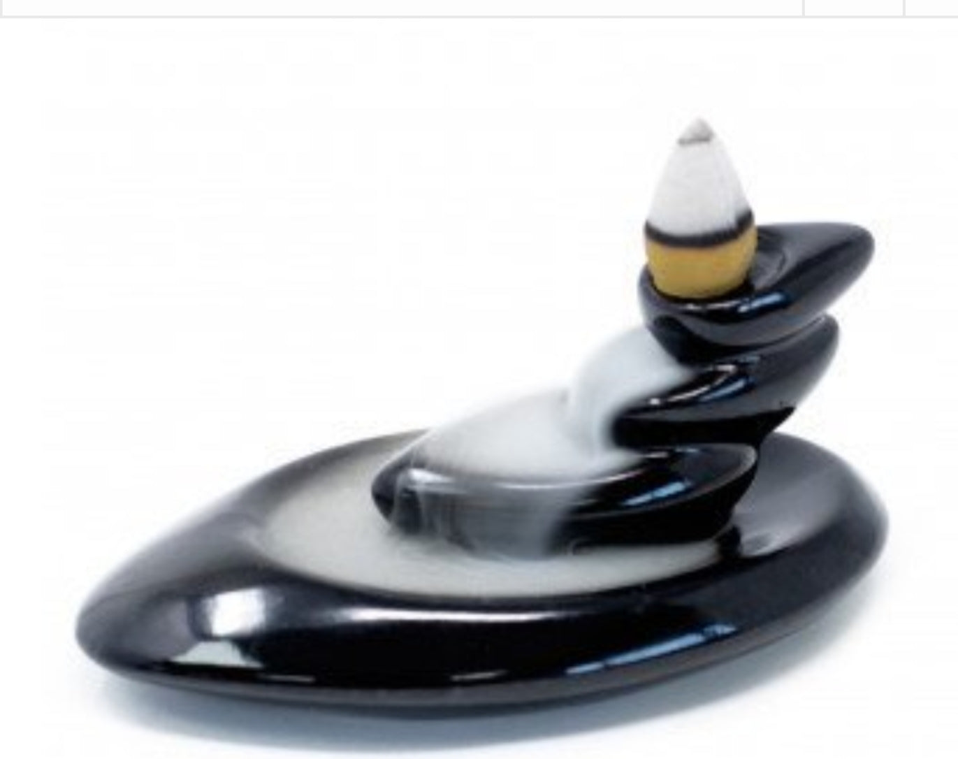 Small Pebble Back-flow Incense Burner.