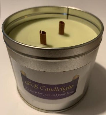 Large Candle Tin (2 wick) - Aloe Vera & Cucumber