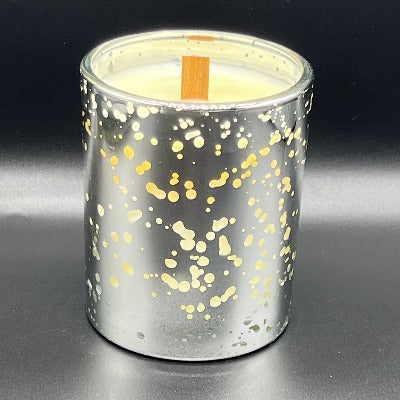 Silver 30cl Wood-wick Candle - Alien