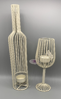 Wine Glass T-light Holder
