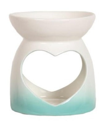 Heart T-light Wax Melt Warmer - Teal