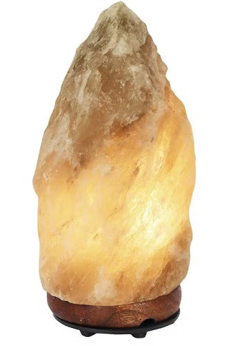 Salt lamp in use