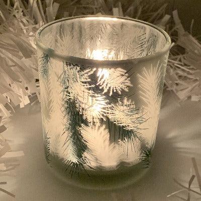 Frosted Branch T-Light Holder Large