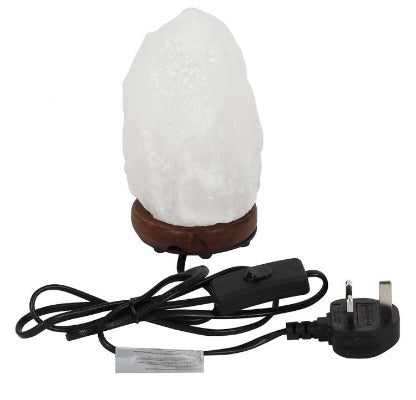 Himalayan Salt Lamp Rare Natural White